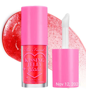 Too Faced - Kissing Jelly Non-Sticky Lip Oil Gloss - Sour Watermelon..