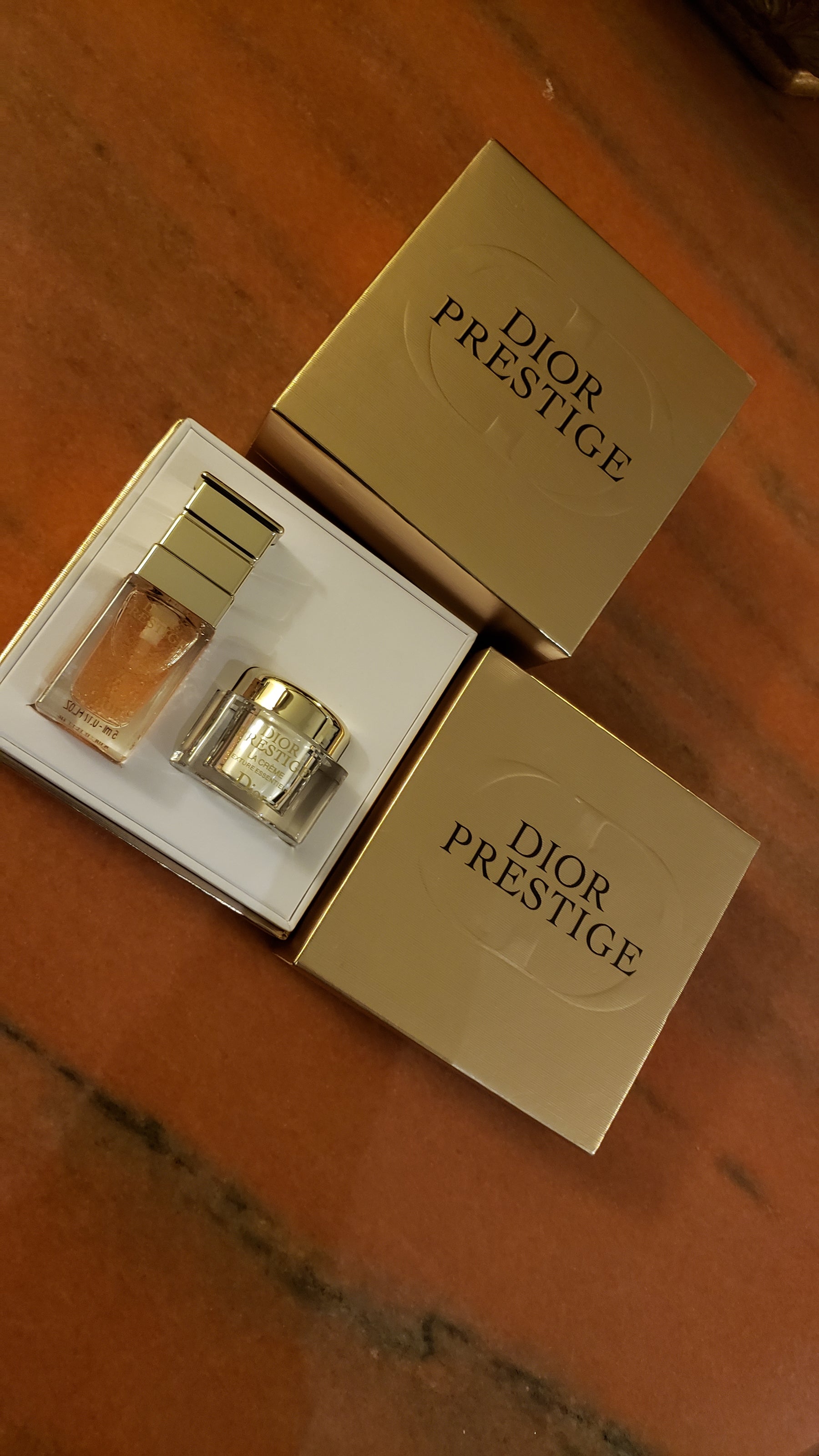 DIOR Prestige Le Micro-Huile De Rose Serum 5ml & LA Cr me Texture Essentielle 5ml