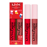 LIMITED EDITION , NYX COSMETICS
NYX Professional Makeup Lip Lingerie XXL Matte Lipstick Duo