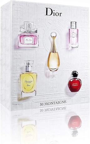 Christian Dior 30 Montaigne 5 Piece Miniature Perfume Set for Women.