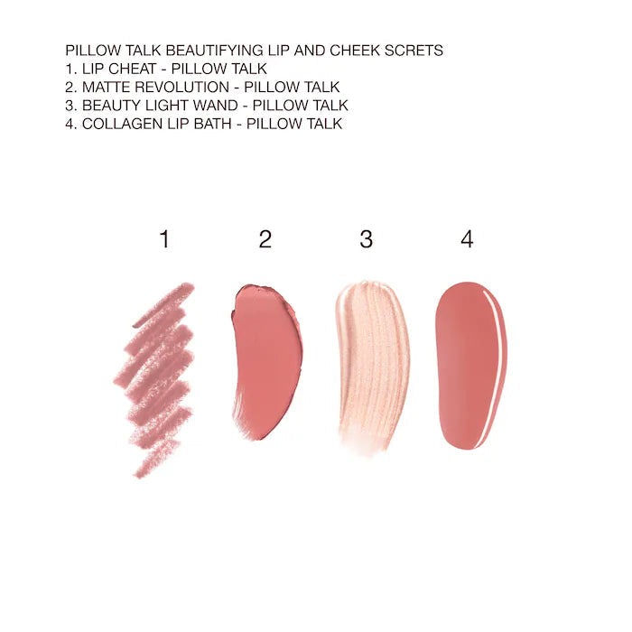 Charlotte Tilbury Pillow Talk Beautifying Lip & Cheek Secrets Set.