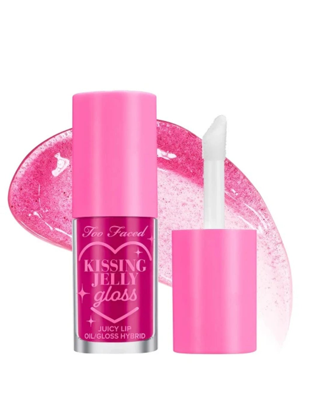 Too Faced - Kissing Jelly Non-Sticky Lip Oil Gloss - Raspberry..