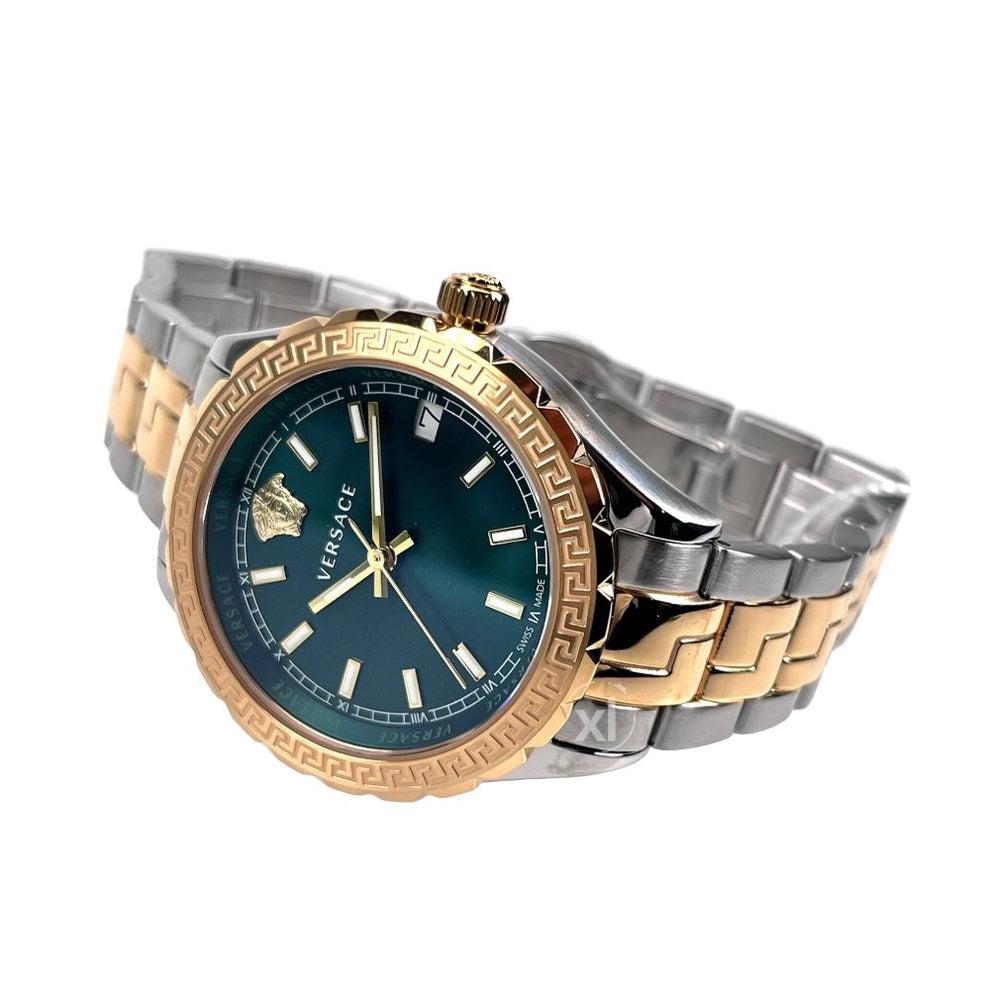 Versace V12050016 Hellenyium Two-Tone Green Ladies Watch