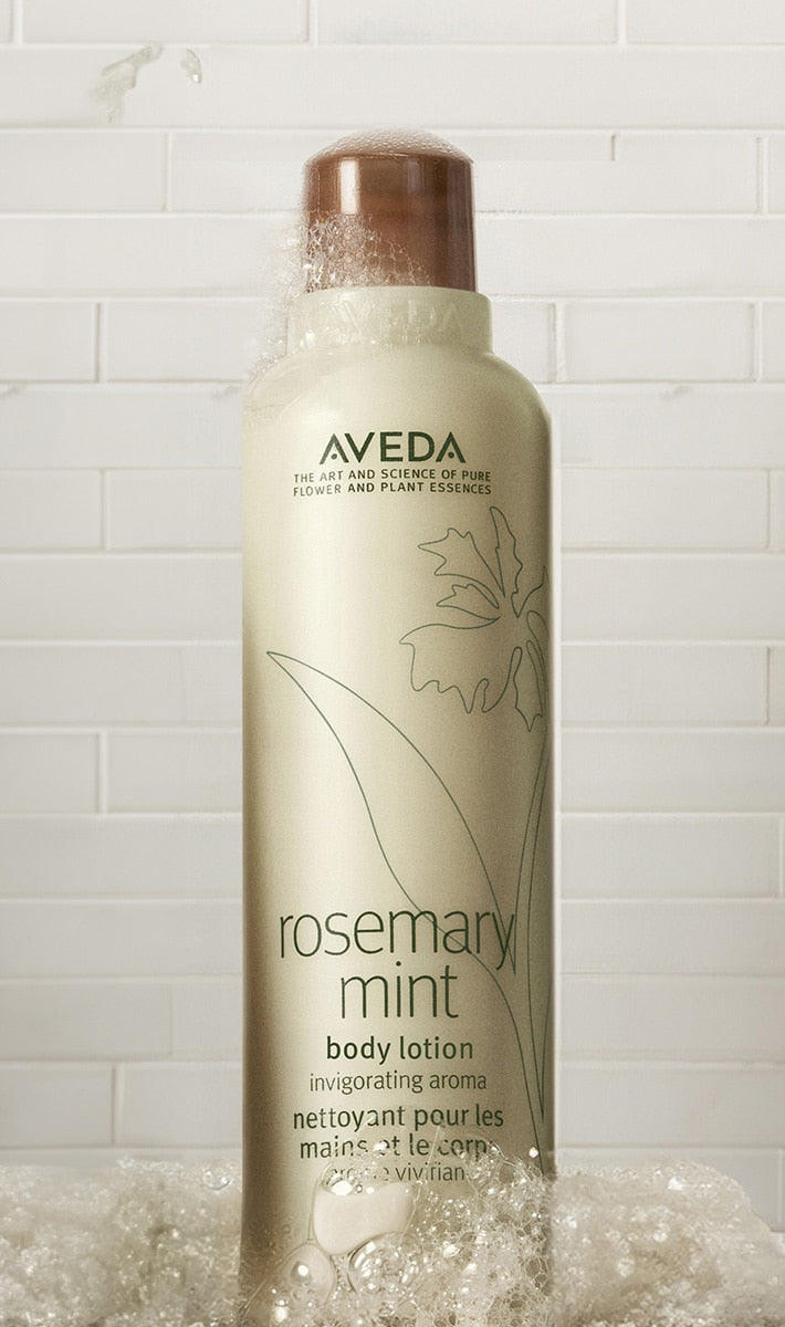 AVEDA rosemary mint body lotion.