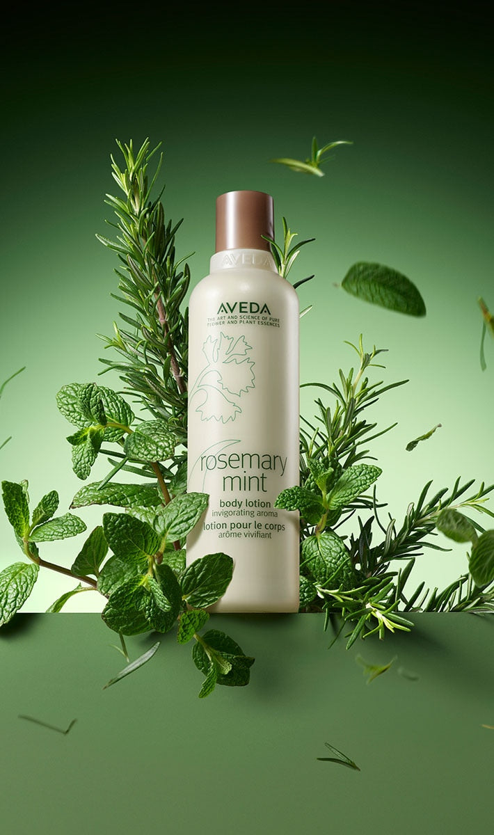 AVEDA rosemary mint body lotion.