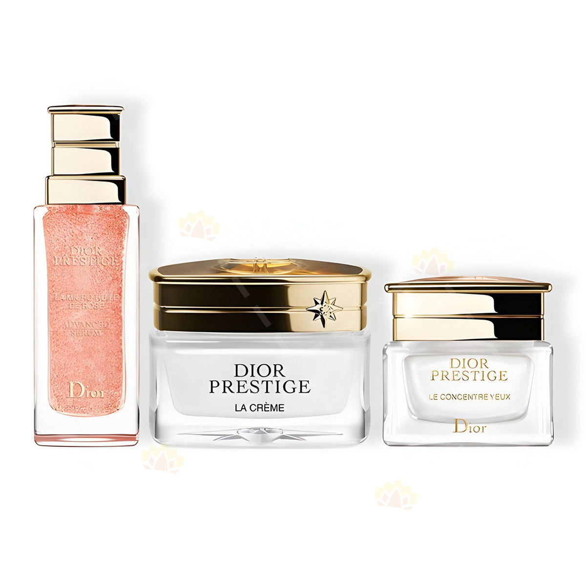 Dior Prestige Beauty Ritual The Regenerating and Perfecting Ritual Set of 3 -50Ml Face Cream +50Ml Advanced Serum+Eye Care 15Ml