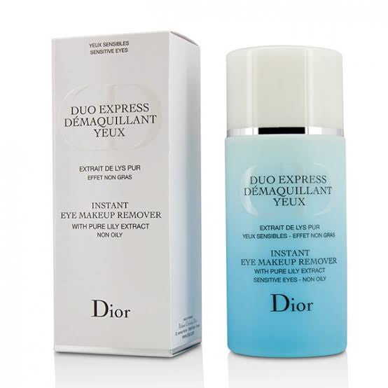 Christian Dior Duo Express Instant Eye Makeup Remover.