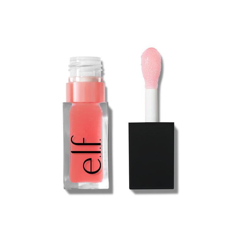 Glow Reviver Lip Oil.                     Nourishing tinted lip oil in Pink Quartz with a high-shine finish, light pink finish.