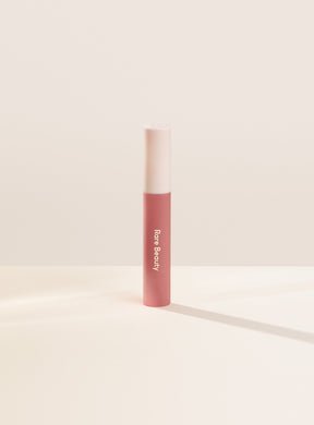 Rare Beauty Lip Soufflé Matte Lip Cream.                                     An air-whipped lip cream that hugs lips with rich, melted-in color and nourishing hydration that won’t weigh you down.