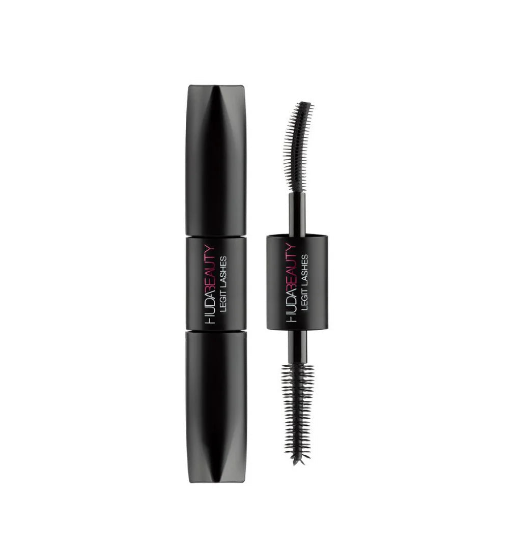 Huda Beauty LEGIT LASHES Double-Ended Mascara Mini.