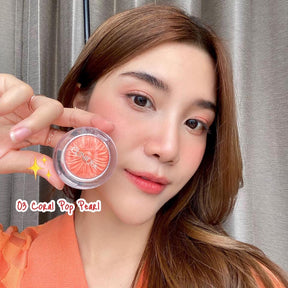 Clinique Cheek Pop Pearl Blush- 03 Coral Pop