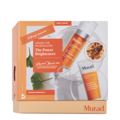 Murad Under The Microscope The Power Brighteners Kit 2 Pc 1oz Vitamin C Glyc...